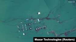 Сёла Мактаарала: до и после прорыва дамбы