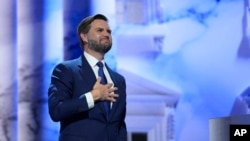 ვიცე-პრეზიდენტობის კანდიდატი ჯეი დი ვანსი მილუოკიში, რესპუბლიკური პარტიის ყრილობაზე. 2024 წლის 17 ივლისი