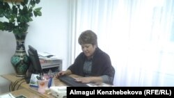 Айгуль Даниярова, заведующая «Домом студентов» Казахского национального университета имени аль-Фараби. Алматы, 22 сентября 2015 года.