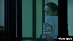 მზია ამაღლობელი სასამართლო პროცესზე. 15 იანვარი, 2025 წელი