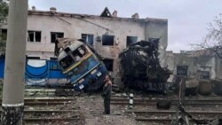 Ukraine -- Attacks on Ukraine's rail network