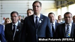 Aleksandar Vučić u Srebrenici