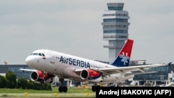 Kontrolni toranj na beogradskom aerodromu "Nikola Tesla"