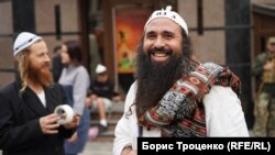 Pelerini evrei la Uman, pe 30 septembrie 2024, de Rosh Hashannah (anul nou evreiesc).