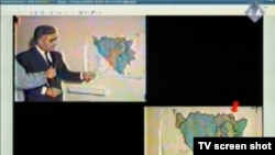 TV Pale: Krajišnik nad kartom govori o Orašju