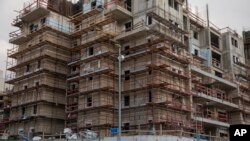 Șantier în Ierusalimul de Est, ocupat de Israel, într-o imagine din 2020. 