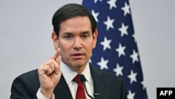 Američki državni sekretar Marco Rubio govori na konferenciji za novinare tokom posjete Meksiku, 3. septembra