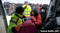 Migrantski kamp Lipa na severozapadu BIH (26.decembar)