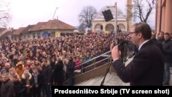 Vučić u obraćanju građanima u Mrkonjić Gradu