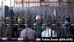 Rudari u rudniku Breza, Zenica