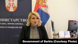 Darija Kisić Tepavčević , ministarka za rad, zapošljavanje, boračka i socijalna pitanja 