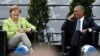 Obama Gets Warm Welcome in Berlin, Praises Merkel
