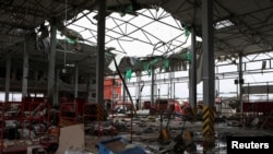 Последици от руски ракетен удар край Харков