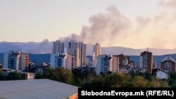 Чад од пожарот на депонијата Дрисла, 9.9.2025