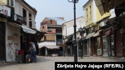 Çarshia e Shkupit në kohën e pandemisë