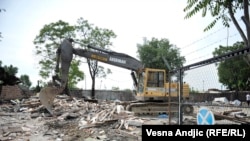 Rušenje objekata u savamali