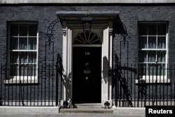 Downing Street 10, în ziua în care prim-ministrul britanic Keir Starmer ține o întâlnire de urgență Cobra pentru a discuta despre conflictul Israel-Iran, la Londra, Marea Britanie, 18 iunie 2025