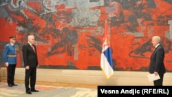 Uručivanje akreditiva: Tomislav Nikolić i Kajl Rendolf Skot