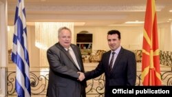 Nikos Kocijas i premijer Makedonije Zoran Zaev