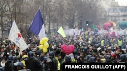 Protestul din Paris, 4 ianuarie 2020