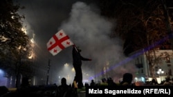 საპროტესტო აქცია რუსთაველზე, დეკემბერი, 2024 წელი