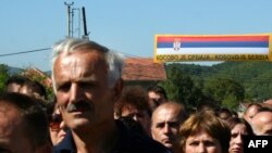 Srbi u mestu Zupce, Kosovo, 28. septembar 2011