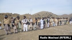 North Waziristan and Khost tribal leaders near the Ghulam Khan border crossing between Pakistan and Afghanistan (file photo).