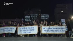 Protest u Podgorici protiv nasilja nad djecom