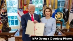 Дональд Трамп и Тамар Талиашвили