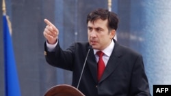 Михаил Саакашвили, 11 августа 2008 года (архивное фото)