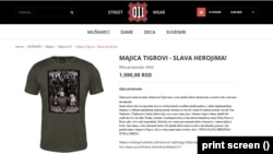 Majica sa Arkanoviv "Tigrovima"