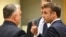 Orbán Viktor és Emmanuel Macron egy uniós csúcson 2023 decemberében
