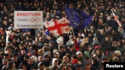 Protesti protiv izbornih rezultata u Tbilisiju, novembar 2024.