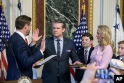 Pete Hegseth a fost învestit ca secretar al Apărării în SUA pe 25 ianuarie.