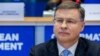 Comisarul european pentru economie, Valdis Dombrovskis.