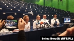 Press konferencija na Kliničkom centru u Sarajevu