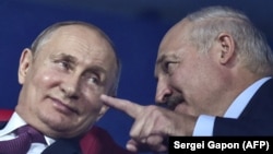 Владимир Путин и Александр Лукашенко