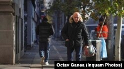 Horațiu Potra soseste pentru audieri la sediul Inspectoratul General al Politiei Romane pe 12 decembrie 2024. Fotografie de arhivă.