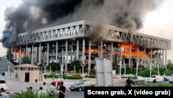 Здание иранского государственного телецентра в Тегеране 