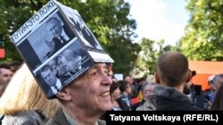 Juri Sternik, učesnik ruskih protesta protiv penzione reforme.