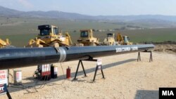 Архивска фотографија - Почеток на изградбата на магистралниот гасовод, Клечовце - Блок станица 5, дел од проектот за Националниот гасоводен систем 