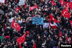 საპროტესტო აქცია სტამბოლში. 23 მარტი