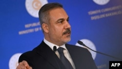 Турският външен министър Хакан Фидан. Снимката е архивна.