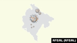 Porast broja inficiranih korona virusom u Crnoj Gori