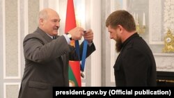 Вручение ордена Дружбы Рамзану Кадырову в Минске (архивное фото)