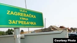 Natpis u Vukovaru, foto: RTS