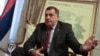 The President of the Republika Srpska, Milorad Dodik during his visit to Serbia