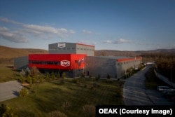 Ndërtesa e kompanisë Kivo në Kosovë, ku janë të punësuar 130 punëtorë.