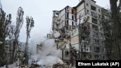 Последствия последней российской атаки на Киев 