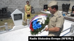 Aleksandar Mališev položio venac na spomenik crvenoarmejcima u Trbušanima, foto V Nikitović